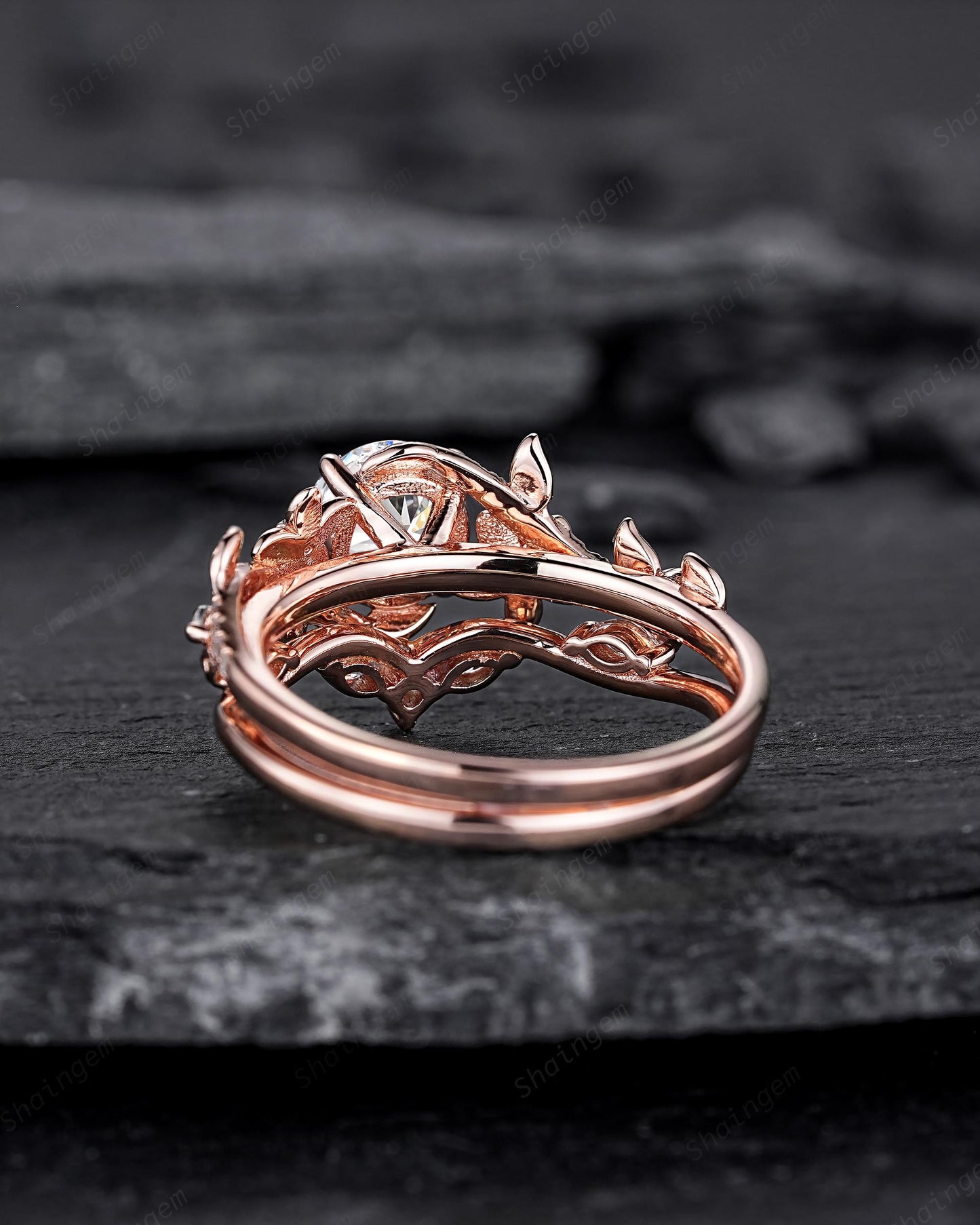 Dafne — Set Nupcial Diamante de Laboratorio 1 ct Oro 14K