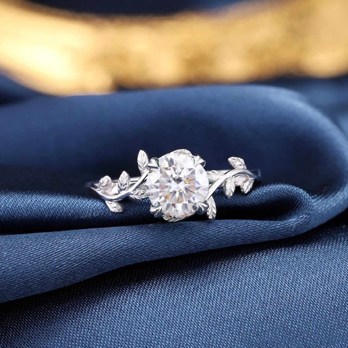 Caléndula — Set Nupcial Diamante de Laboratorio Oro 14K
