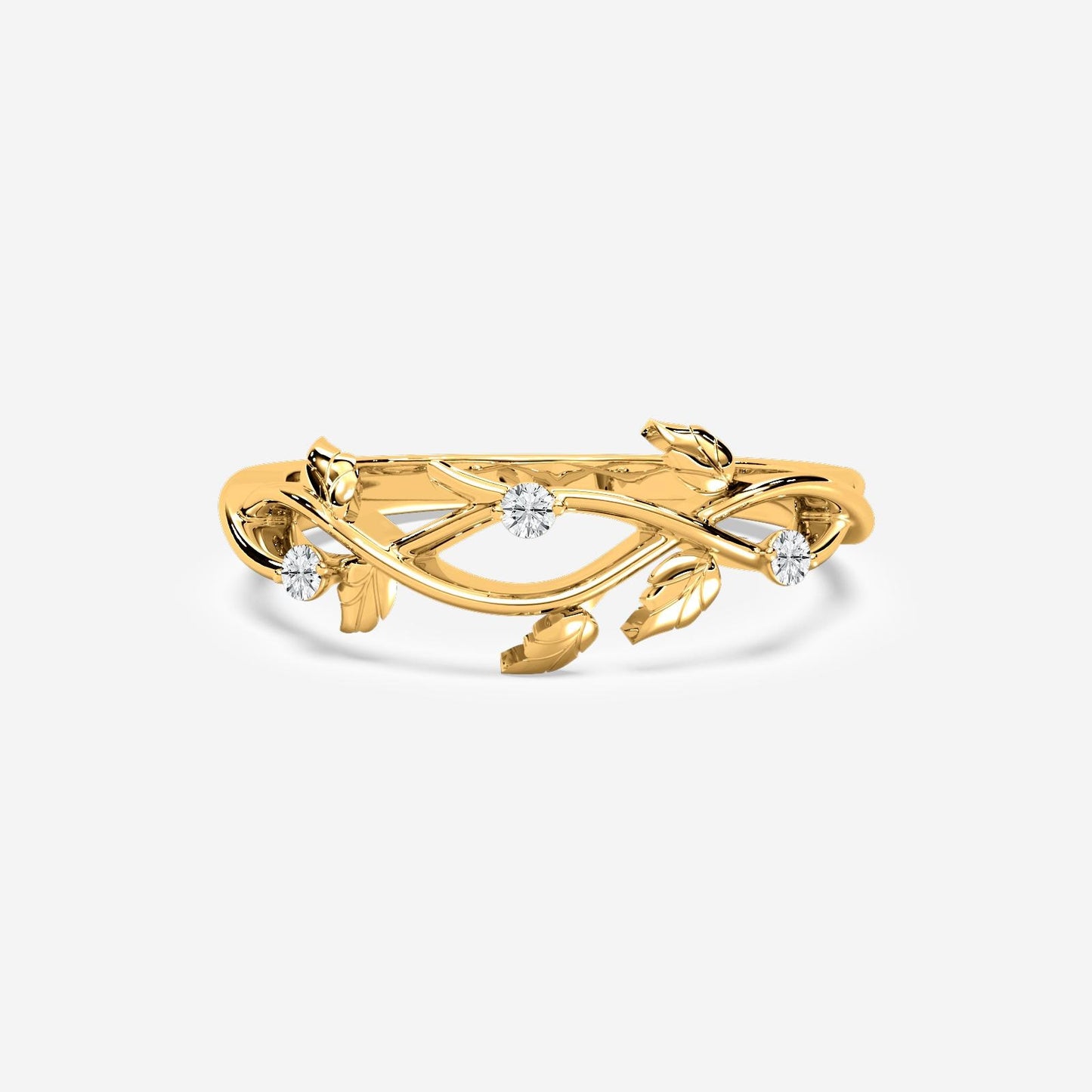 Peonía — Set Nupcial Diamante de Laboratorio 1 ct Oro 14K
