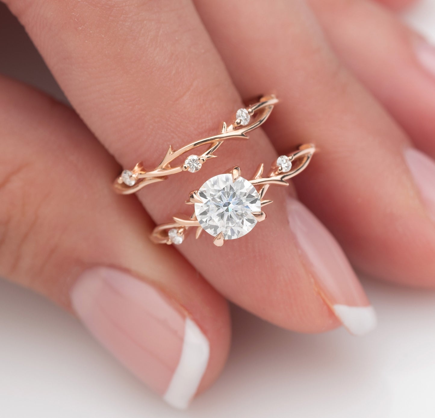 Edelia — Set Nupcial Diamante de Laboratorio 1 ct Oro 14K