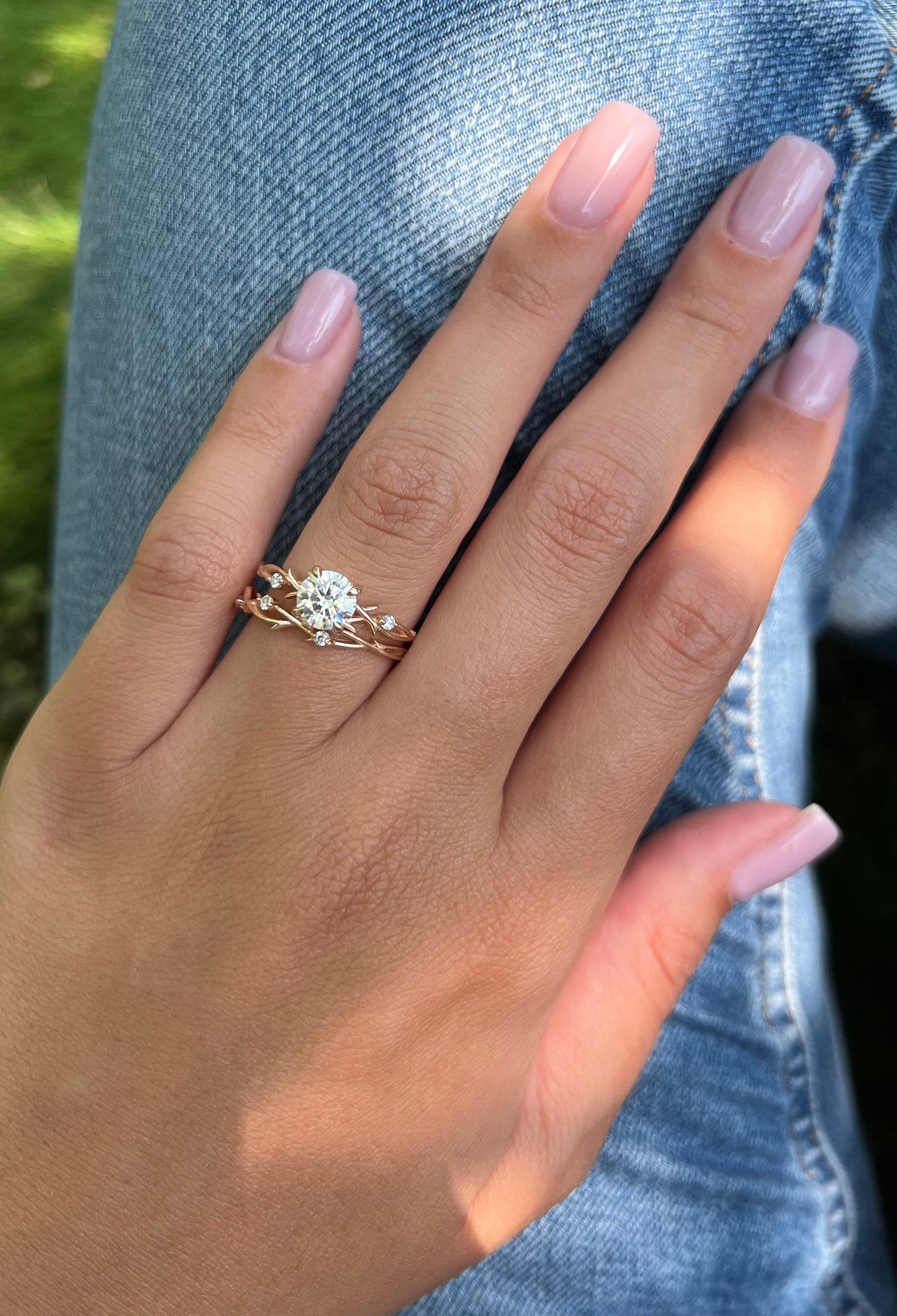 Edelia — Set Nupcial Diamante de Laboratorio 1 ct Oro 14K