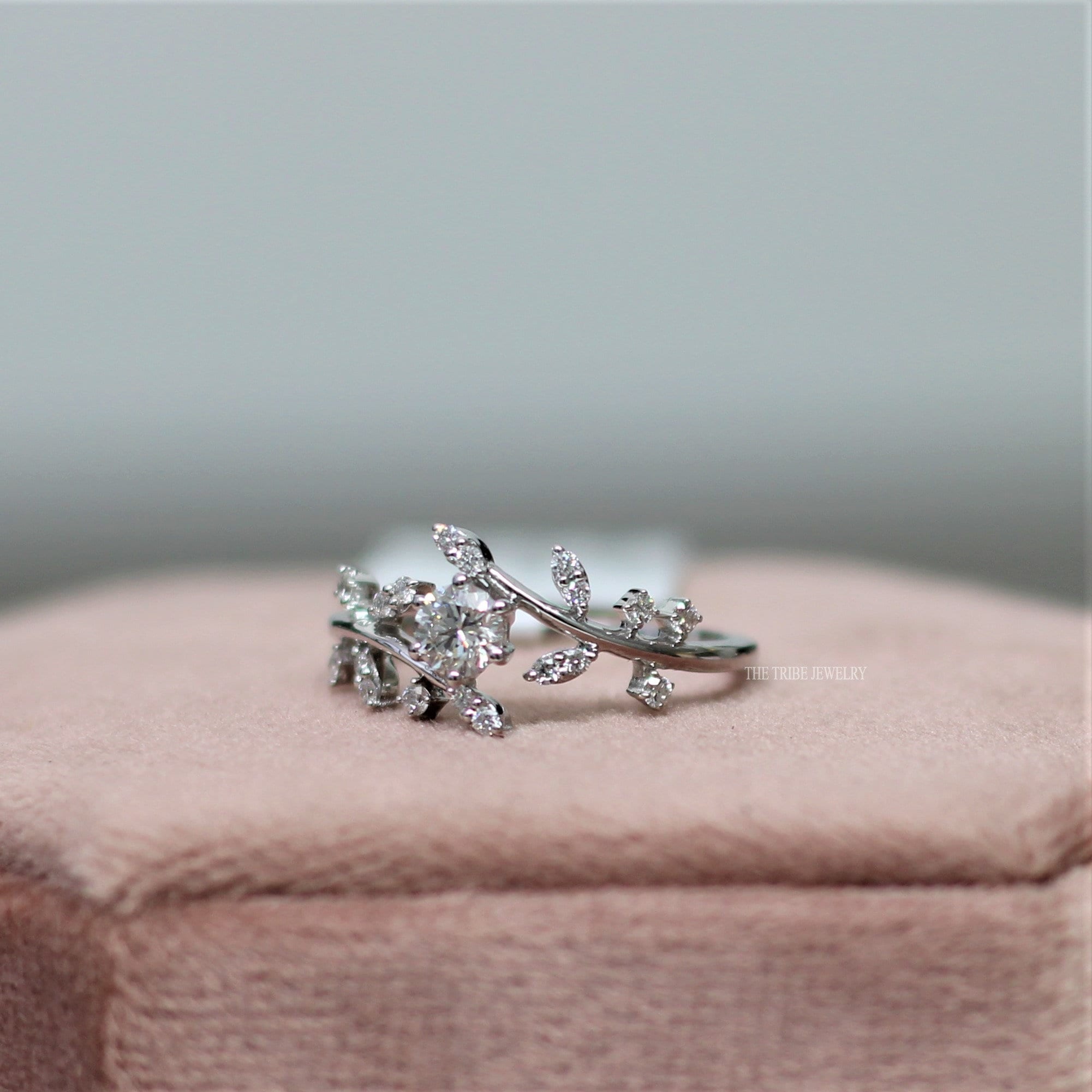 Kiki Anillo de Compromiso en Oro 14K de Diamante de Laboratorio 0.50 Quilates