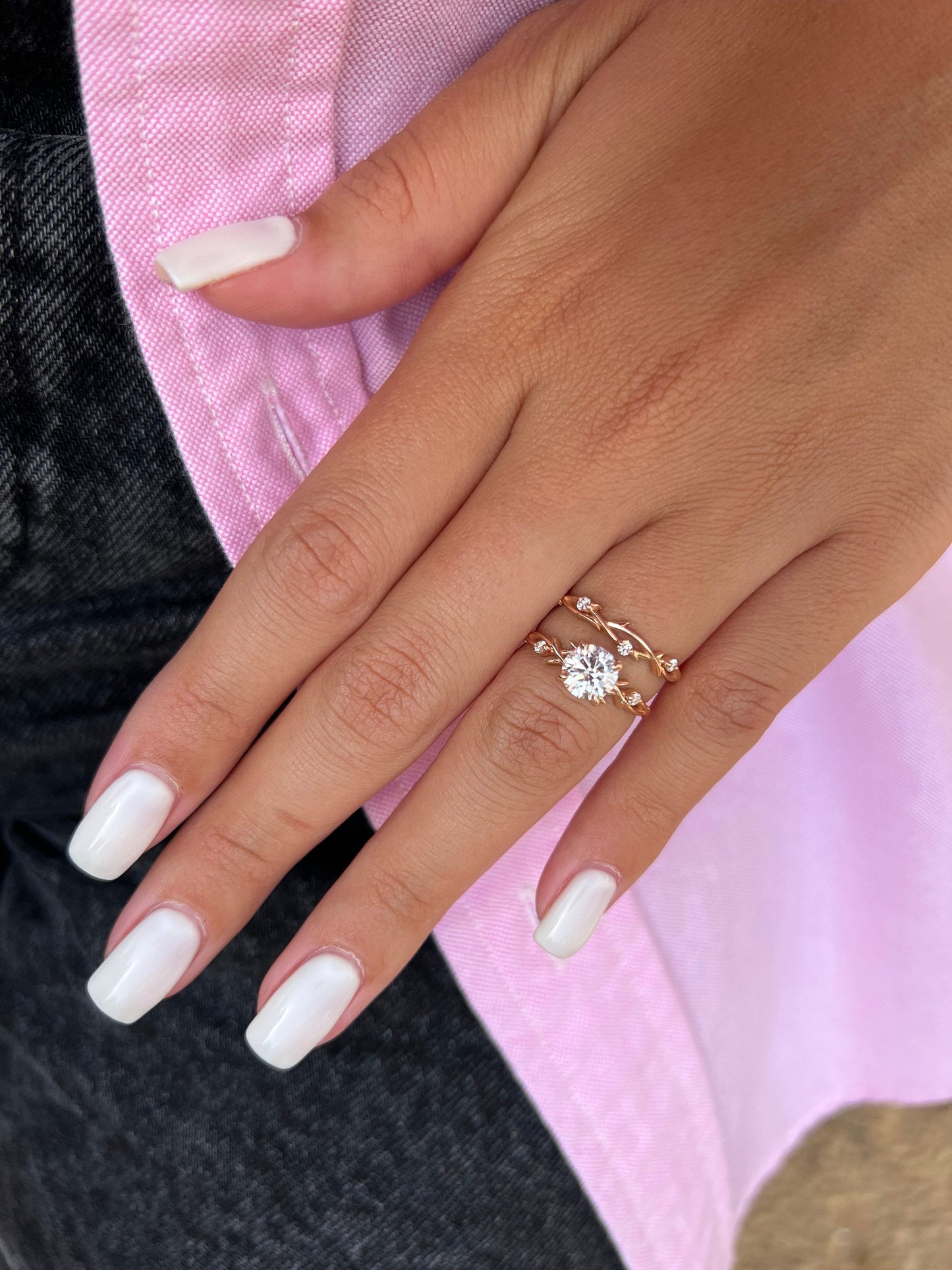 Edelia — Set Nupcial Diamante de Laboratorio 1 ct Oro 14K