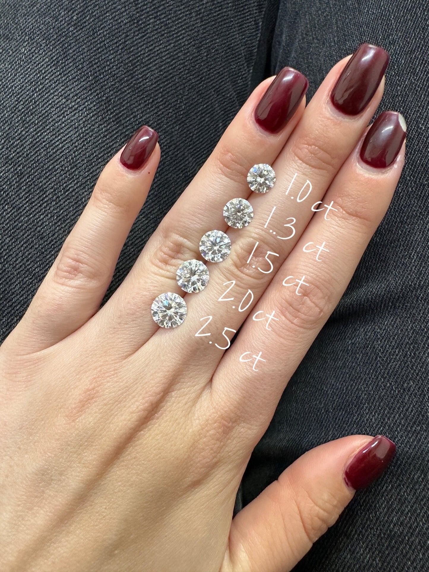 Acacia — Anillo de Compromiso Diamante de Laboratorio 1 ct Oro 14K