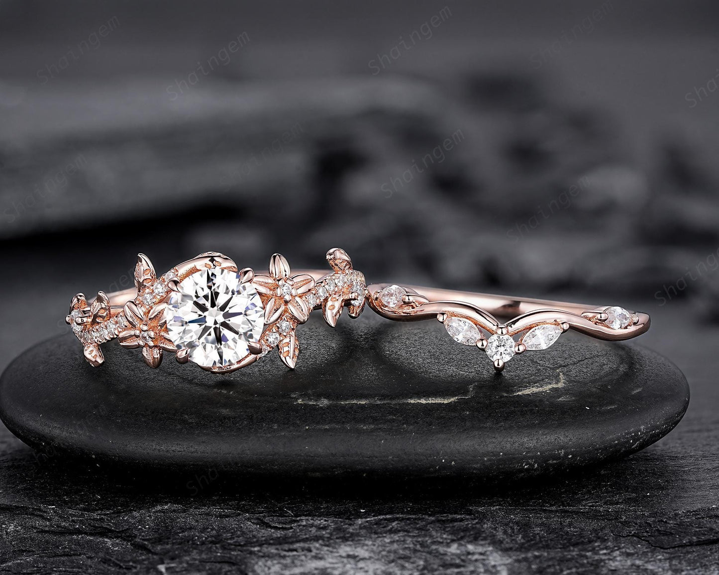 Dafne — Set Nupcial Diamante de Laboratorio 1 ct Oro 14K