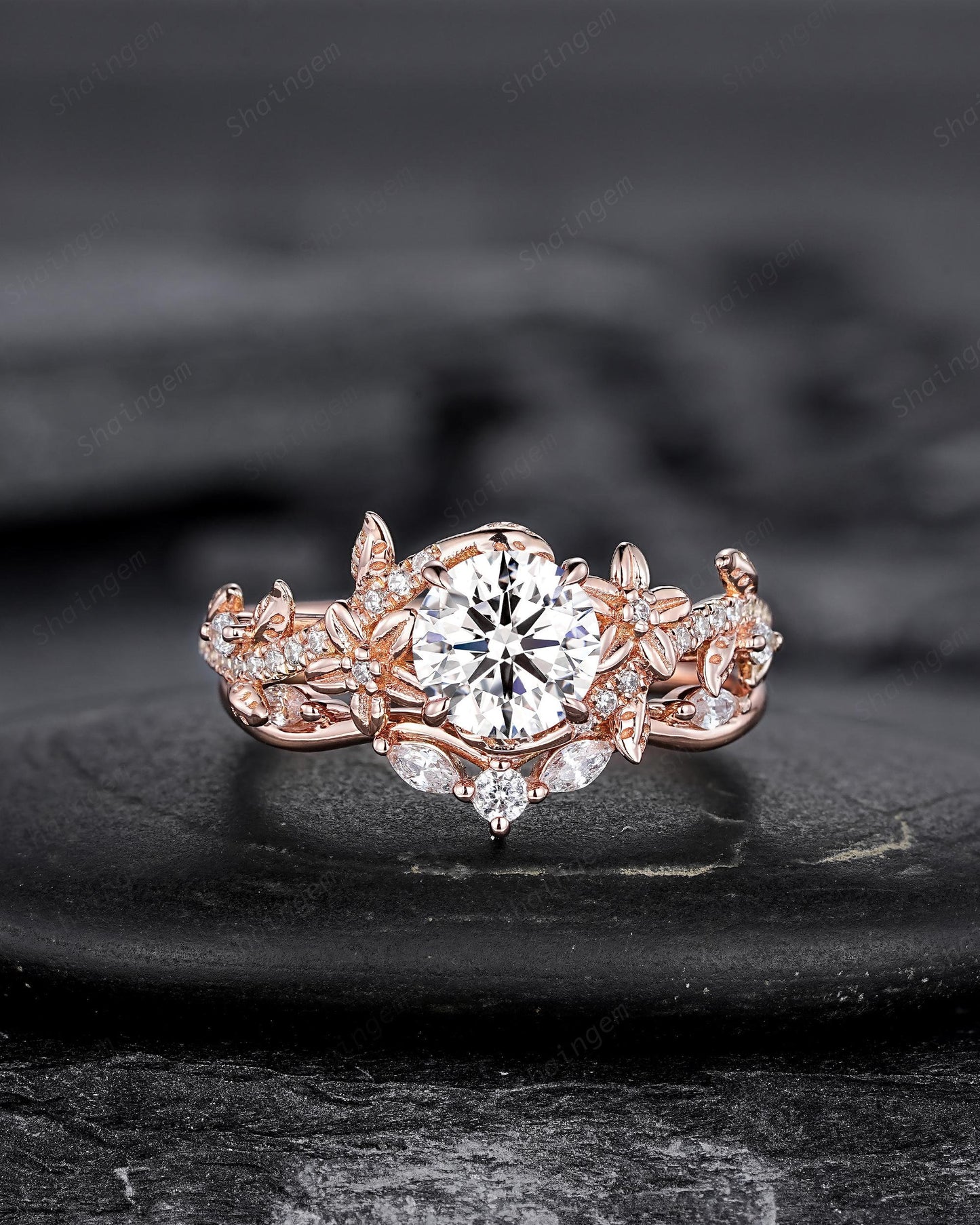Dafne — Set Nupcial Diamante de Laboratorio 1 ct Oro 14K