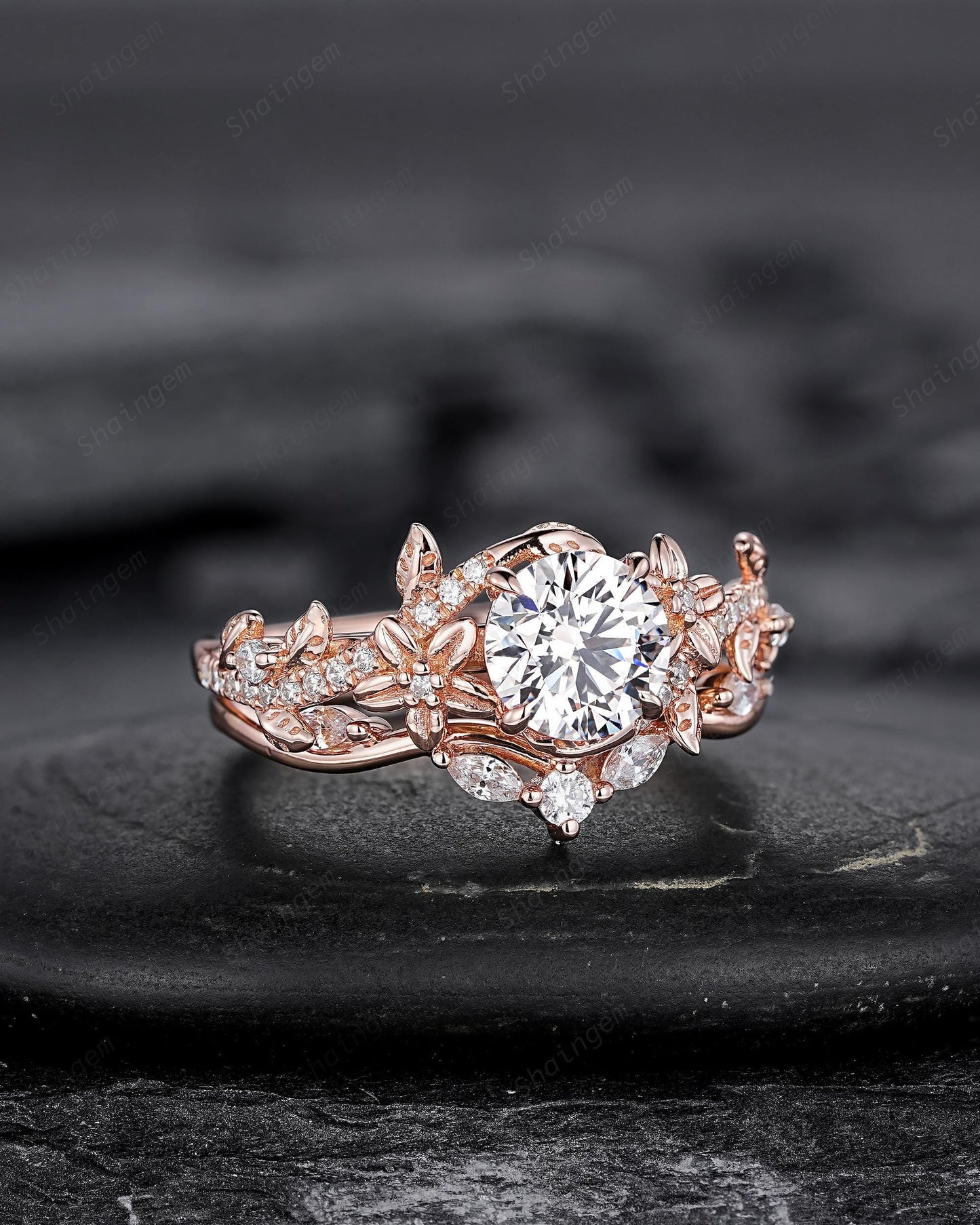 Dafne — Set Nupcial Diamante de Laboratorio 1 ct Oro 14K