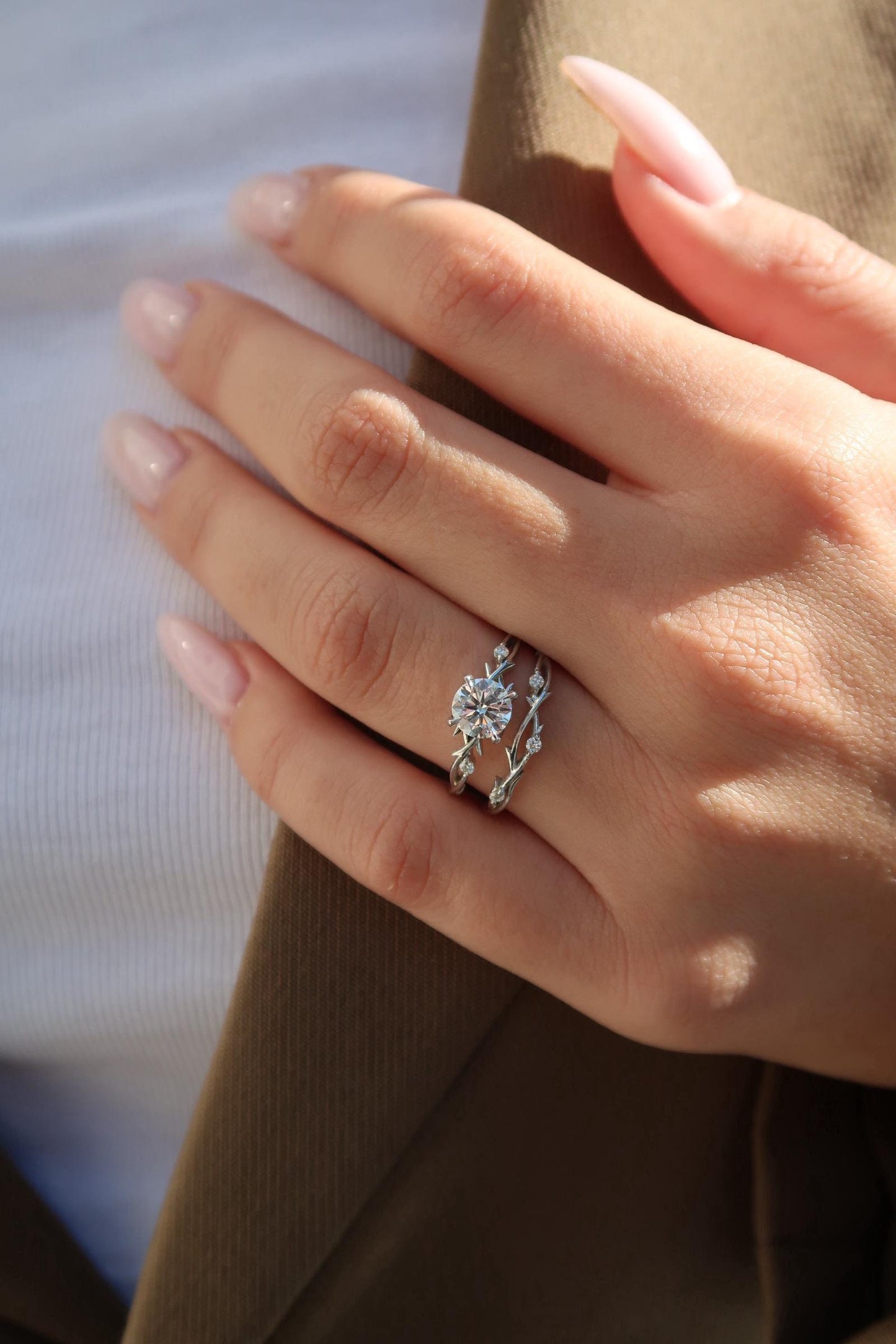 Edelia — Set Nupcial Diamante de Laboratorio 1 ct Oro 14K