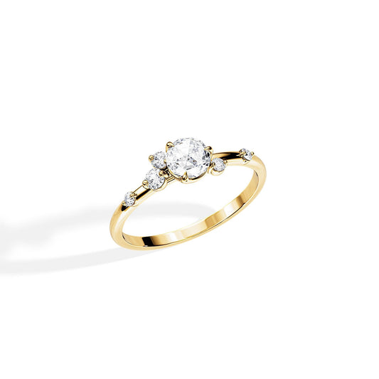 Laurel — Anillo de Compromiso Diamante de Laboratorio 0.5 ct Oro 14K