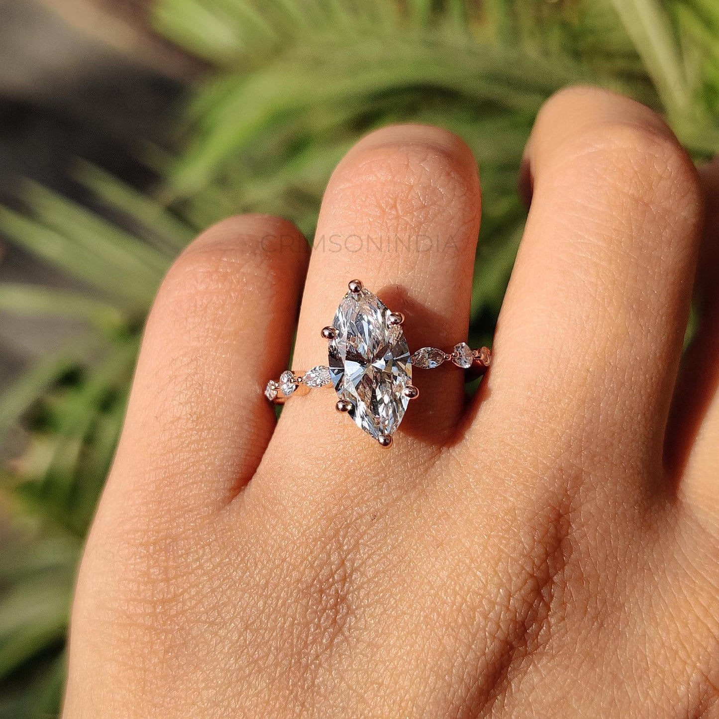 2.5 ct · Anillo de Compromiso Corte Marquise