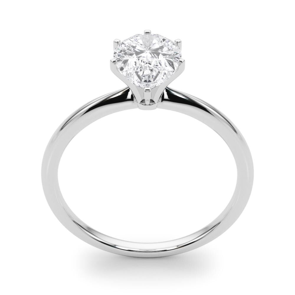 1 ct · Anillo de Compromiso Solitario Corte Pera con Diamante Lab-Grown