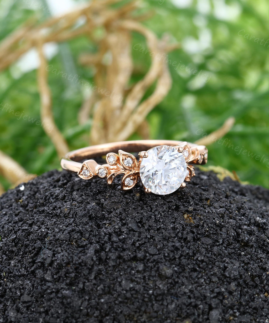 Sibylla Anillo de diamante cultivado en laboratorio de 1 ct