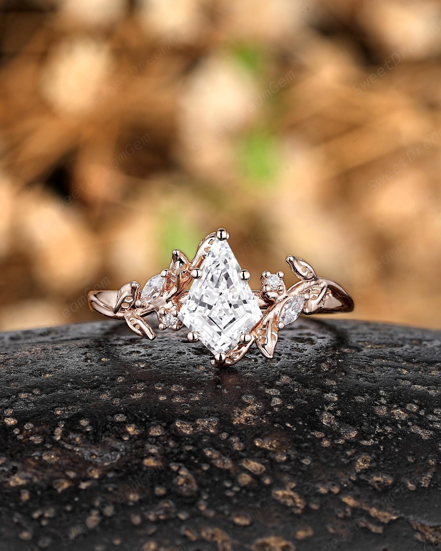 Celosia — Set Nupcial Diamante de Laboratorio 1 ct Oro 14K
