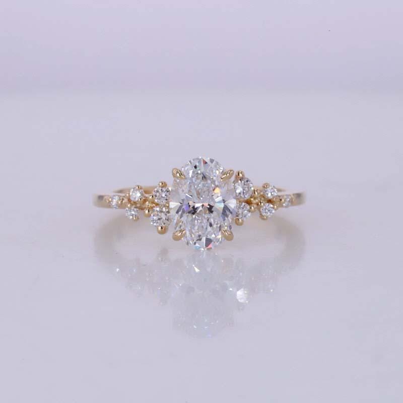 Verbena — Anillo de Compromiso Diamante de Laboratorio 1.75 ct Oro 14K