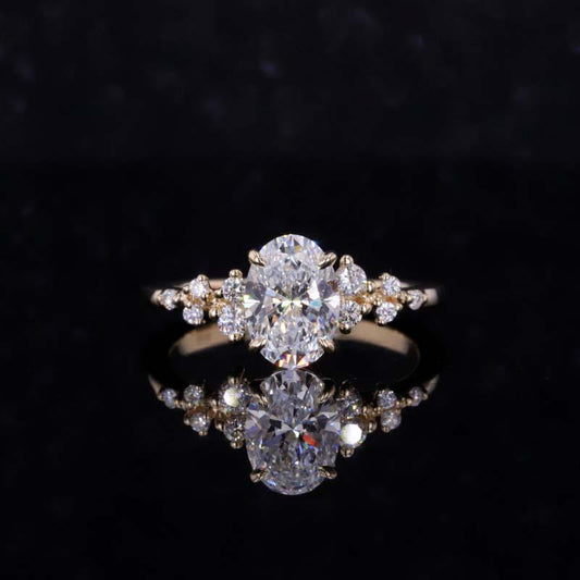 Verbena — Anillo de Compromiso Diamante de Laboratorio 1.75 ct Oro 14K