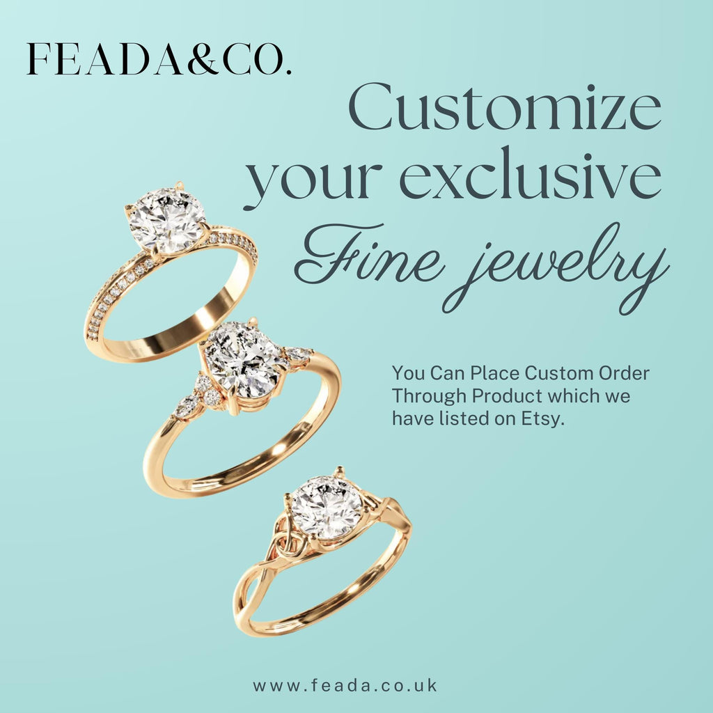 Nimue Anillo de Compromiso Diamante de Laboratorio 1 Quilate : Diseño de Hojas y Vides, Oro de 14K